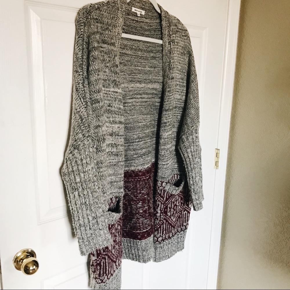 Cozy Printed Cardigan